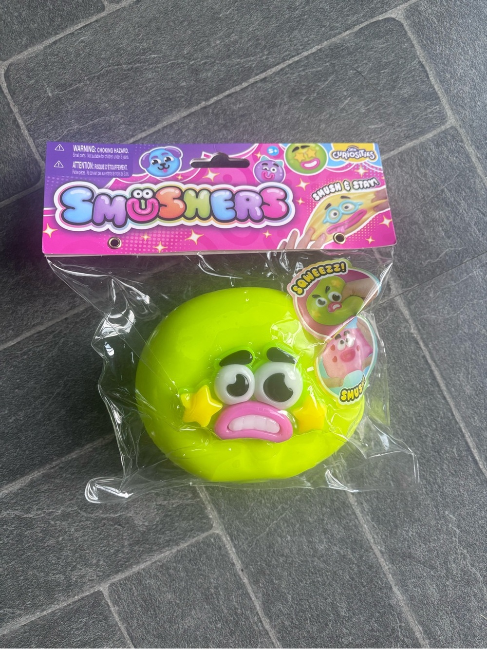 NEW VIRAL Smushers Neon Green Squishy Sensory Toy by ORB